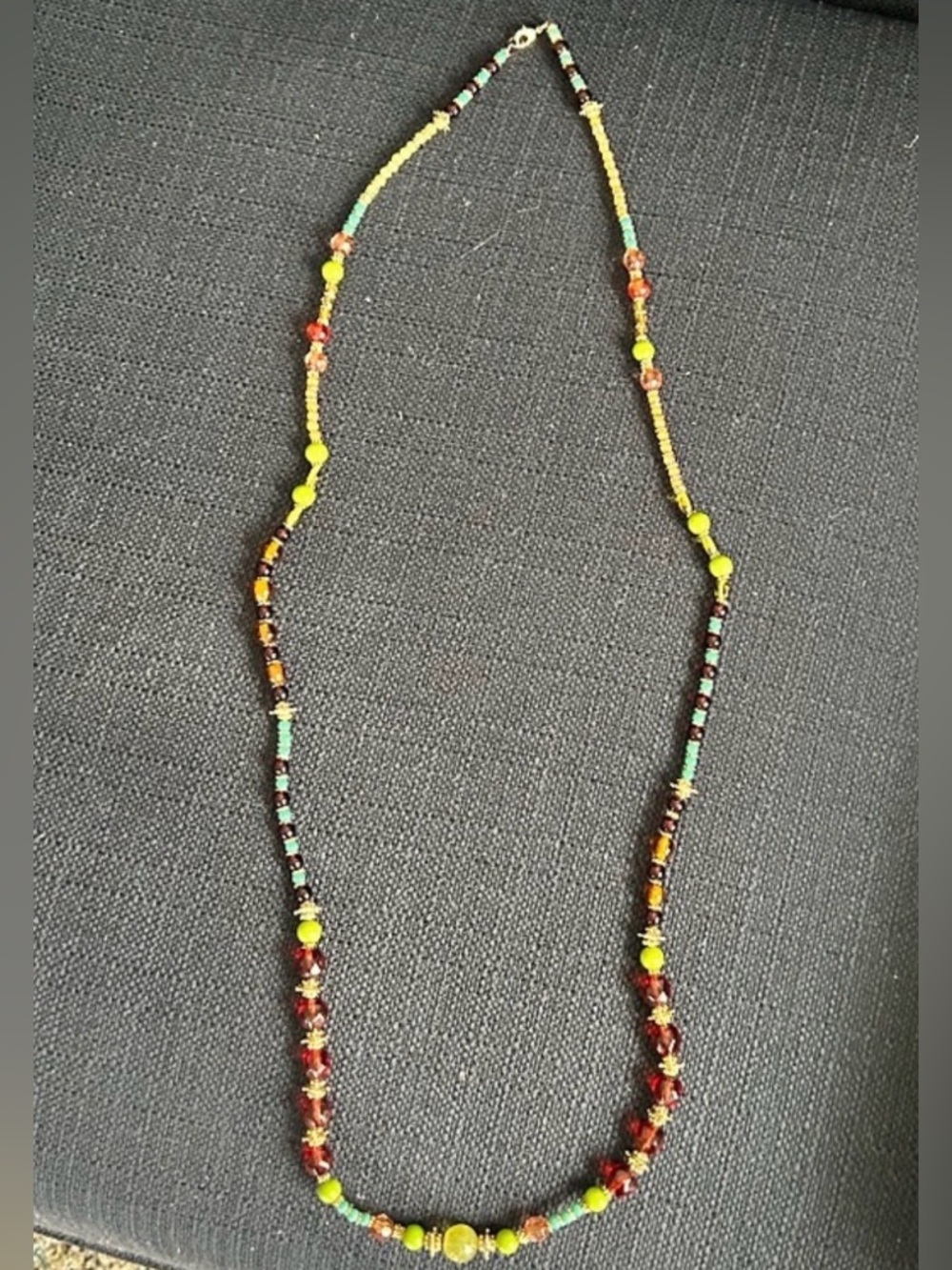 Banana Republic Floral Crystal Statement Necklace Gold Tone Fall Autumn